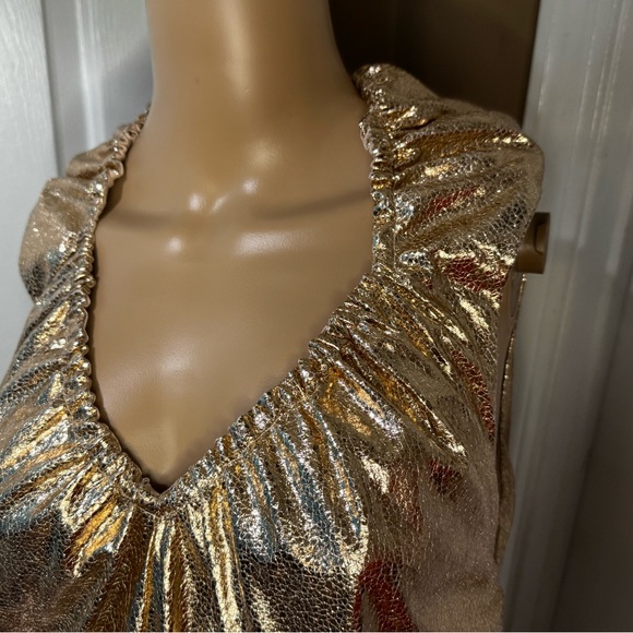 NEW CIEBON claira dress in gold - Picture 6 of 12